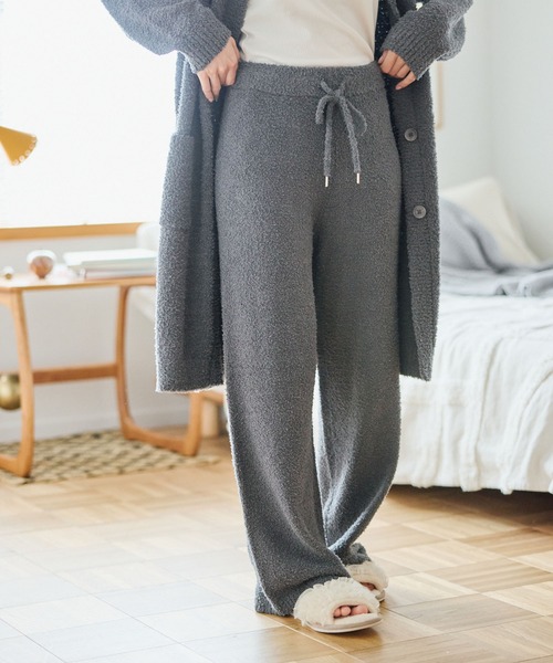セール】【LAFUKU/ラフク】もちふわマシュマロニットロングパンツ