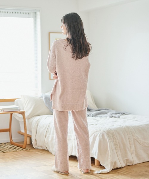 セール】【LAFUKU/ラフク】もちふわマシュマロニットロングパンツ