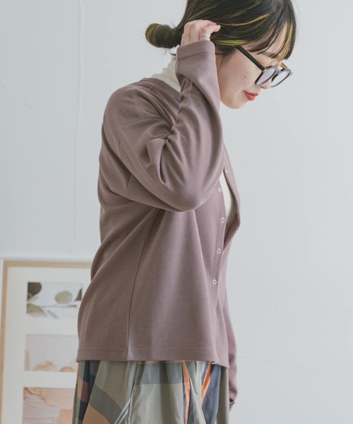 ITEMS URBANRESEARCH(アイテムズ アーバンリサーチ)の「コンパクトカーディガン(カーディガン/ボレロ・レディース・アイボリー/ブラック/ブルー/モカ/マスタード・FREE)」の13枚目の写真