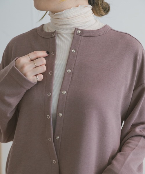 ITEMS URBANRESEARCH(アイテムズ アーバンリサーチ)の「コンパクトカーディガン(カーディガン/ボレロ・レディース・アイボリー/ブラック/ブルー/モカ/マスタード・FREE)」の14枚目の写真