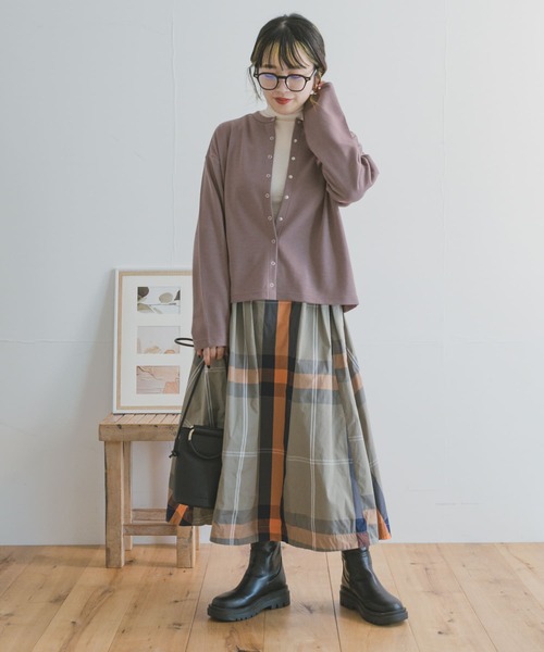 ITEMS URBANRESEARCH(アイテムズ アーバンリサーチ)の「コンパクトカーディガン(カーディガン/ボレロ・レディース・アイボリー/ブラック/ブルー/モカ/マスタード・FREE)」の17枚目の写真