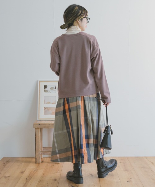 ITEMS URBANRESEARCH(アイテムズ アーバンリサーチ)の「コンパクトカーディガン(カーディガン/ボレロ・レディース・アイボリー/ブラック/ブルー/モカ/マスタード・FREE)」の18枚目の写真