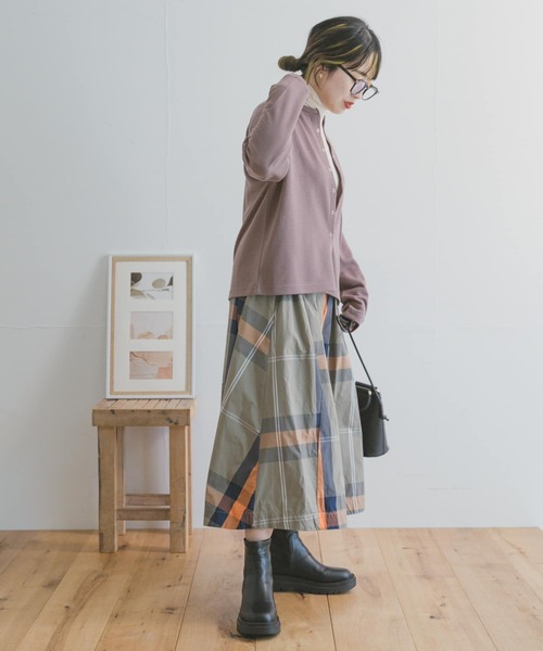 ITEMS URBANRESEARCH(アイテムズ アーバンリサーチ)の「コンパクトカーディガン(カーディガン/ボレロ・レディース・アイボリー/ブラック/ブルー/モカ/マスタード・FREE)」の19枚目の写真