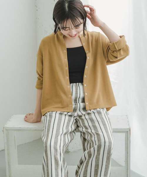 ITEMS URBANRESEARCH(アイテムズ アーバンリサーチ)の「コンパクトカーディガン(カーディガン/ボレロ・レディース・アイボリー/ブラック/ブルー/モカ/マスタード・FREE)」の20枚目の写真