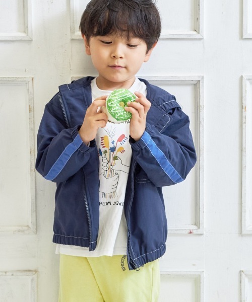 MAKE YOUR DAY（メイクユアデイ）の「ファミリーハブラシ長袖Tシャツ■80～140cm（Tシャツ/カットソー・キッズ・ブラック/オフホワイト/ベージュ・80/90/100/110/120/130/140）」の14枚目の写真