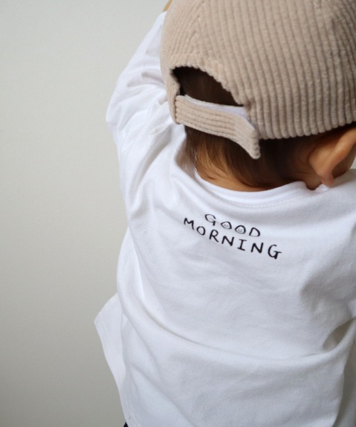 MAKE YOUR DAY（メイクユアデイ）の「ファミリーハブラシ長袖Tシャツ■80～140cm（Tシャツ/カットソー・キッズ・ブラック/オフホワイト/ベージュ・80/90/100/110/120/130/140）」の5枚目の写真