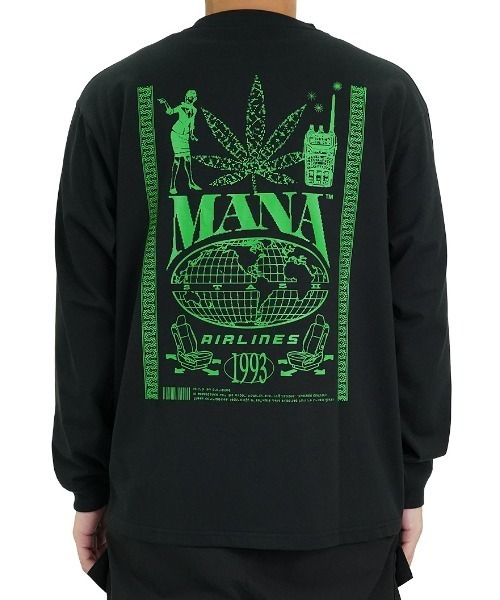 MANASTASH（マナスタッシュ）の「MANASTASH/マナスタッシュ/CiTee AIRLINES（Tシャツ/カットソー・メンズ・ホワイト/ブラック/レモンイエロー・MEDIUM/LARGE/X-LARGE/XX-LARGE）」の19枚目の写真