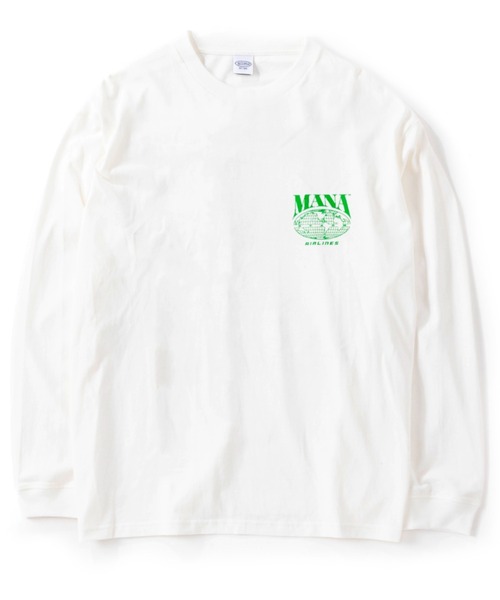 MANASTASH（マナスタッシュ）の「MANASTASH/マナスタッシュ/CiTee AIRLINES（Tシャツ/カットソー・メンズ・ホワイト/ブラック/レモンイエロー・MEDIUM/LARGE/X-LARGE/XX-LARGE）」の16枚目の写真