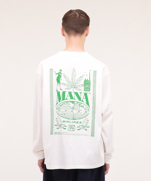 MANASTASH（マナスタッシュ）の「MANASTASH/マナスタッシュ/CiTee AIRLINES（Tシャツ/カットソー・メンズ・ホワイト/ブラック/レモンイエロー・MEDIUM/LARGE/X-LARGE/XX-LARGE）」の10枚目の写真