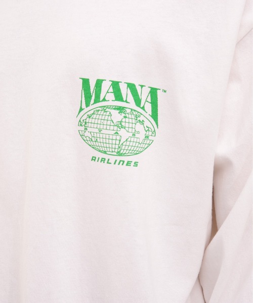 MANASTASH（マナスタッシュ）の「MANASTASH/マナスタッシュ/CiTee AIRLINES（Tシャツ/カットソー・メンズ・ホワイト/ブラック/レモンイエロー・MEDIUM/LARGE/X-LARGE/XX-LARGE）」の8枚目の写真