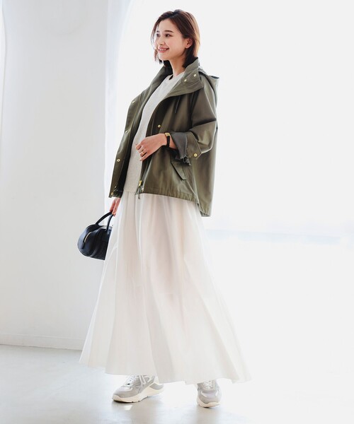 B:MING by BEAMS(ビーミングバイビームス)の「B:MING by BEAMS / 撥水 マウンテン パーカ(マウンテンパーカー・レディース・オリーブ/オフホワイト/ブラック/イエロー系その他/セージグリーン/ブラウン系その他・SMALL/MEDIUM/LARGE)」の10枚目の写真