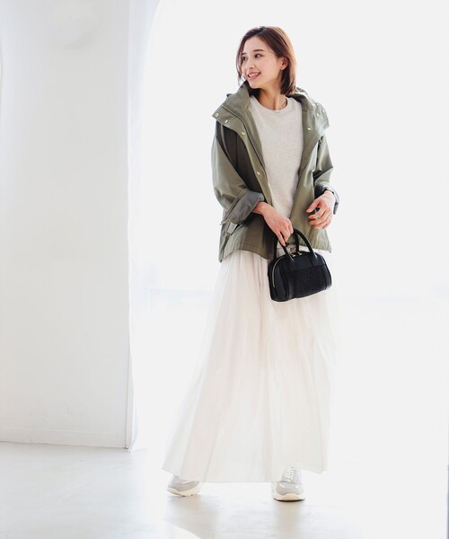 B:MING by BEAMS(ビーミングバイビームス)の「B:MING by BEAMS / 撥水 マウンテン パーカ(マウンテンパーカー・レディース・オリーブ/オフホワイト/ブラック/イエロー系その他/セージグリーン/ブラウン系その他・SMALL/MEDIUM/LARGE)」の18枚目の写真