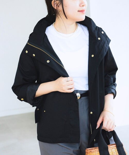 B:MING by BEAMS(ビーミングバイビームス)の「B:MING by BEAMS / 撥水 マウンテン パーカ(マウンテンパーカー・レディース・オリーブ/オフホワイト/ブラック/イエロー系その他/セージグリーン/ブラウン系その他・SMALL/MEDIUM/LARGE)」の12枚目の写真