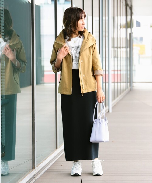 B:MING by BEAMS(ビーミングバイビームス)の「B:MING by BEAMS / 撥水 マウンテン パーカ(マウンテンパーカー・レディース・オリーブ/オフホワイト/ブラック/イエロー系その他/セージグリーン/ブラウン系その他・SMALL/MEDIUM/LARGE)」の9枚目の写真
