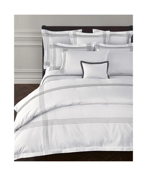 オーガニック コットン サティーン ハンカチーフ デュベ カバー/クイーンサイズ