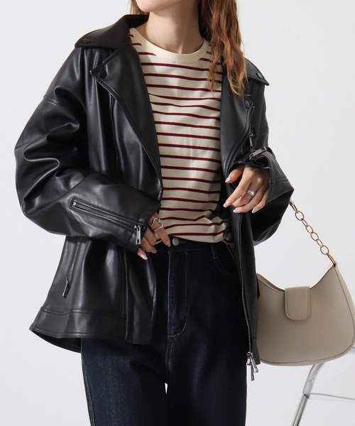 F/LEATHER BIG ジャケット SFC LEATHER BIG JACKET (SFCFW23J01) | S.F.C / ジャケット