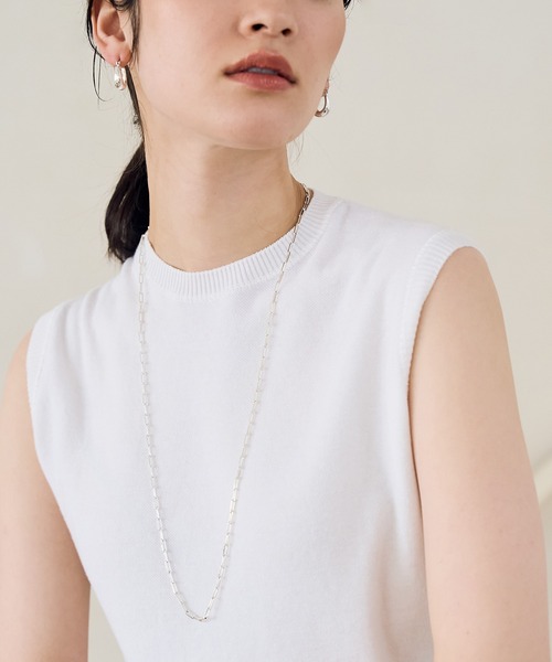ROPE'（ロペ）の「クリップチェーンラリエット（ネックレス・レディース・シルバー/ゴールド・FREE）」の9枚目の写真