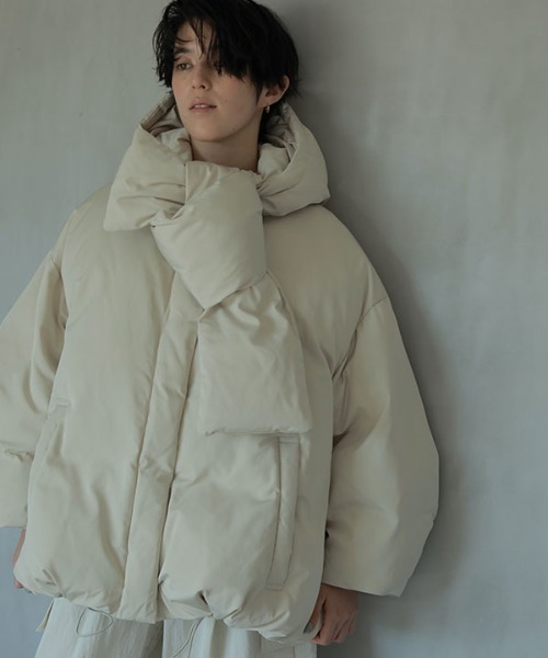 ETRE フードストール付アウター etretokyo #etreフードストールロングトレンチコート 纏うだけで