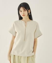 EMMEL REFINES | ＜EMMEL REFINES＞EM 2WAY ジップ ショートスリーブ ブラウス(シャツ/ブラウス)