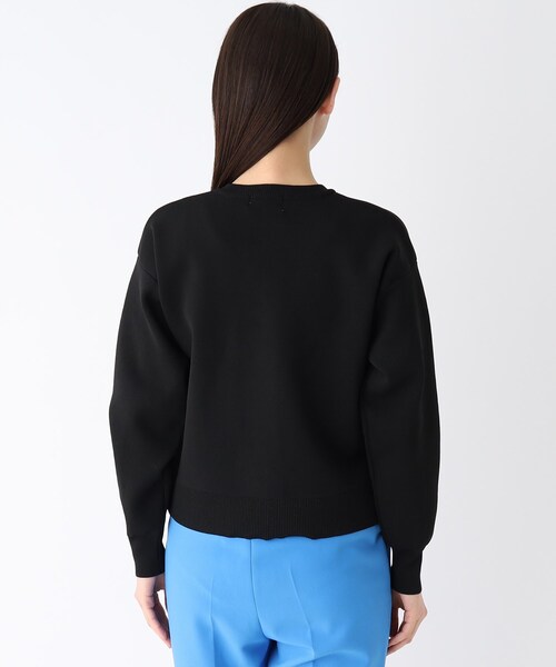 OPAQUE.CLIP（オペークドットクリップ）の「◆パール調ボタン クルーネックカーディガン（カーディガン/ボレロ・レディース・ブラック/オフホワイト・38/40）」の19枚目の写真