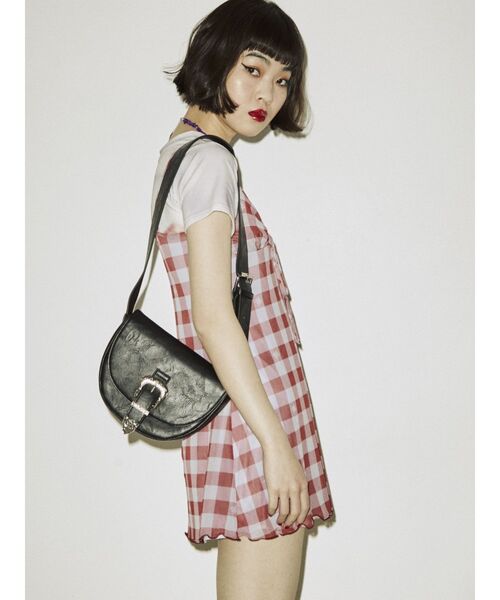 jouetie(ジュエティ)の「ラウンドミニBAG(ショルダーバッグ・レディース・ブラック/オフホワイト/ピンク・FREE)」の15枚目の写真