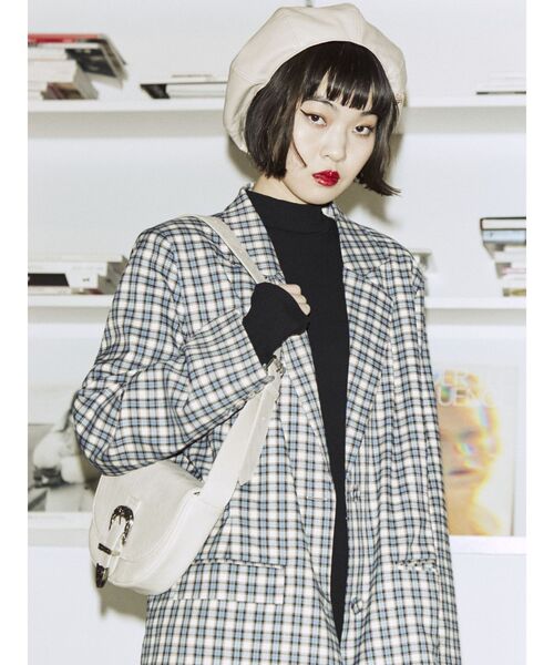 jouetie(ジュエティ)の「ラウンドミニBAG(ショルダーバッグ・レディース・ブラック/オフホワイト/ピンク・FREE)」の19枚目の写真