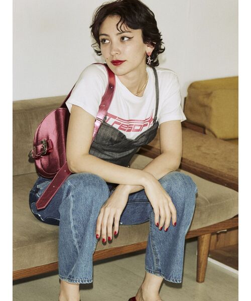 jouetie(ジュエティ)の「ラウンドミニBAG(ショルダーバッグ・レディース・ブラック/オフホワイト/ピンク・FREE)」の4枚目の写真