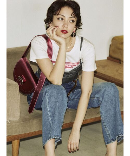 jouetie(ジュエティ)の「ラウンドミニBAG(ショルダーバッグ・レディース・ブラック/オフホワイト/ピンク・FREE)」の6枚目の写真