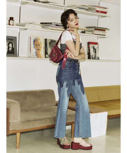 jouetie(ジュエティ)の「ラウンドミニBAG(ショルダーバッグ・レディース・ブラック/オフホワイト/ピンク・FREE)」の7枚目の写真