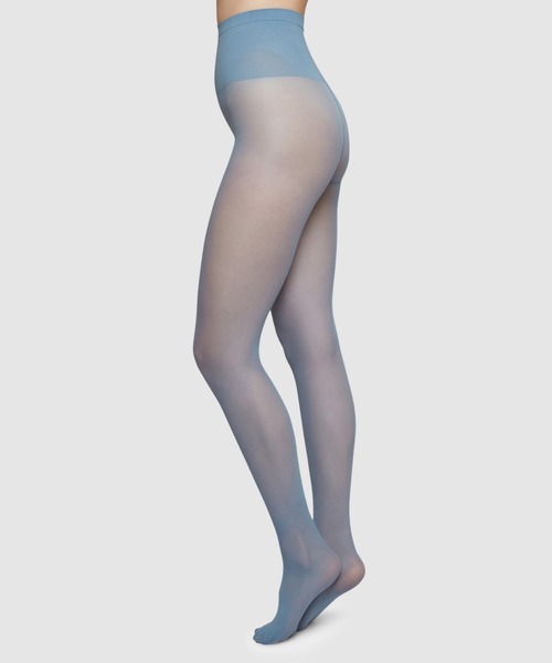 SWEDISH STOCKING(スウェディッシュストッキングス)の「Svea Dusty Blue(タイツ/ストッキング・レディース・グレイッシュブルー・S/M/L)」の4枚目の写真