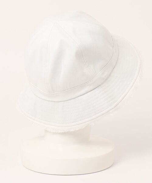 polcadot（ポルカドット）の「DNIM FRINGE METRO HAT/デニム フリンジ メトロハット（ハット・レディース・ブラック/ホワイト/ネイビー・FREE）」の4枚目の写真