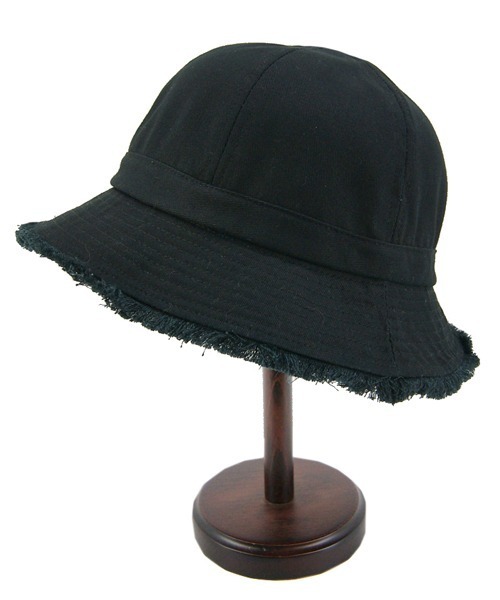 polcadot（ポルカドット）の「DNIM FRINGE METRO HAT/デニム フリンジ メトロハット（ハット・レディース・ブラック/ホワイト/ネイビー・FREE）」の3枚目の写真