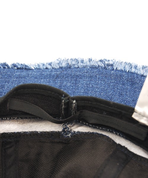 polcadot（ポルカドット）の「DNIM FRINGE METRO HAT/デニム フリンジ メトロハット（ハット・レディース・ブラック/ホワイト/ネイビー・FREE）」の10枚目の写真