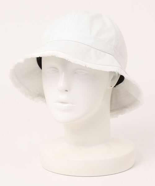 polcadot（ポルカドット）の「DNIM FRINGE METRO HAT/デニム フリンジ メトロハット（ハット・レディース・ブラック/ホワイト/ネイビー・FREE）」の11枚目の写真
