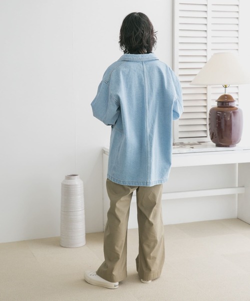 フロントZIPサロペット