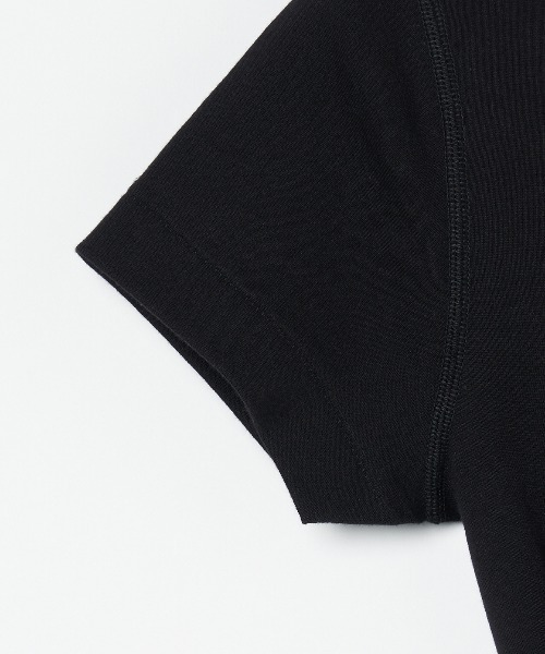 three dots(スリードッツ)の「オーガニックコットン 半袖ジンジャー(Tシャツ/カットソー・レディース・グリーン系その他/ネイビー/ブルー系その他/グレイッシュベージュ/ピンク系その他・SMALL/MEDIUM)」の8枚目の写真