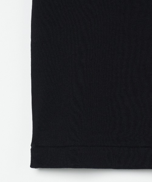 three dots(スリードッツ)の「オーガニックコットン 半袖ジンジャー(Tシャツ/カットソー・レディース・グリーン系その他/ネイビー/ブルー系その他/グレイッシュベージュ/ピンク系その他・SMALL/MEDIUM)」の7枚目の写真