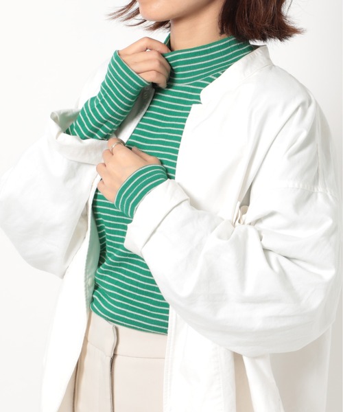 新品 FR2GOLF 表参道 限定 ペイズリー モックネック Tシャツ XL 白 全2色【MISTER X/ミスターエックス】2023SS「Crew Neck S/S Tee