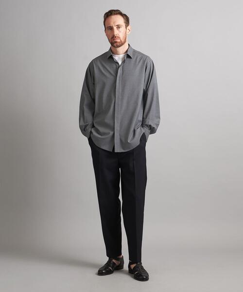 SOVEREIGN（ソブリン）の「＜SOVEREIGN＞ フライフロント シャツ（シャツ/ブラウス・メンズ・グレー/ネイビー・S/M/L）」の13枚目の写真