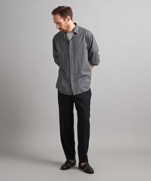 SOVEREIGN（ソブリン）の「＜SOVEREIGN＞ フライフロント シャツ（シャツ/ブラウス・メンズ・グレー/ネイビー・S/M/L）」の10枚目の写真