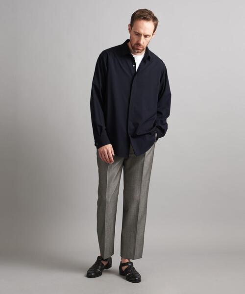 SOVEREIGN（ソブリン）の「＜SOVEREIGN＞ フライフロント シャツ（シャツ/ブラウス・メンズ・グレー/ネイビー・S/M/L）」の12枚目の写真