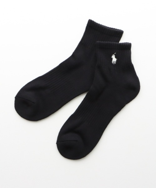 POLO RALPH LAUREN（ポロ ラルフ ローレン）の「【3足セット】POLO RALPH LAUREN メンズ 足底パイル アーチサポート ワンポイント ショートソックス 92009914（ソックス/靴下・メンズ・ブラック/マルチ/ホワイト・25-27CM）」の19枚目の写真