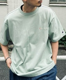 【Champion】カラースクリプトTシャツ