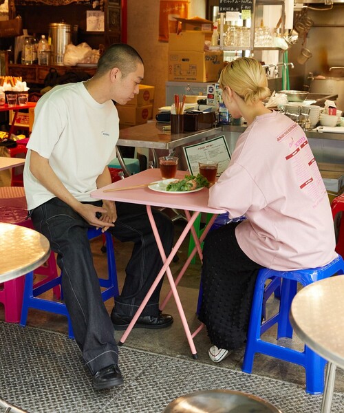 FREAK'S STORE（フリークスストア）の「▽【限定展開】Chao! bamboo/チャオバンブー　別注バックプリントTシャツ（Tシャツ/カットソー・レディース・ライトピンク/ブラック/オフホワイト/グリーン・MEDIUM/SMALL/LARGE）」の15枚目の写真