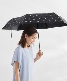 Wpc. | 【Wpc.】晴雨兼用/遮光ゴールドラインマーガレット折りたたみパラソル(折りたたみ傘)