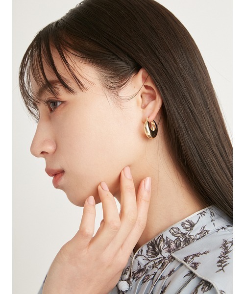 SNIDEL（スナイデル）の「ミニフープピアス（ピアス（両耳用））」 - WEAR 26ss snidel フープピアスマルチ
