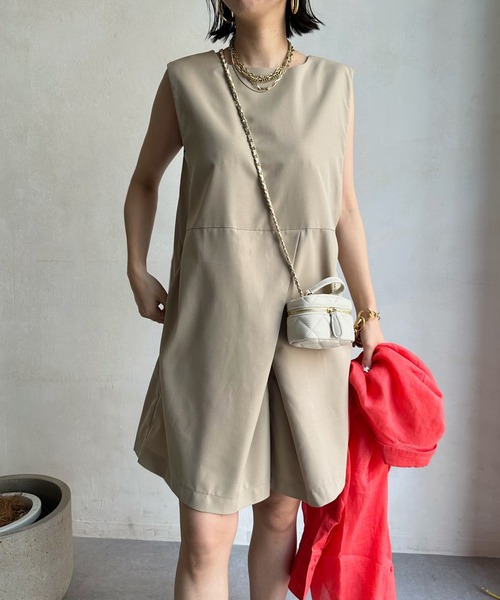 【WEB限定】ショート丈オールインワン