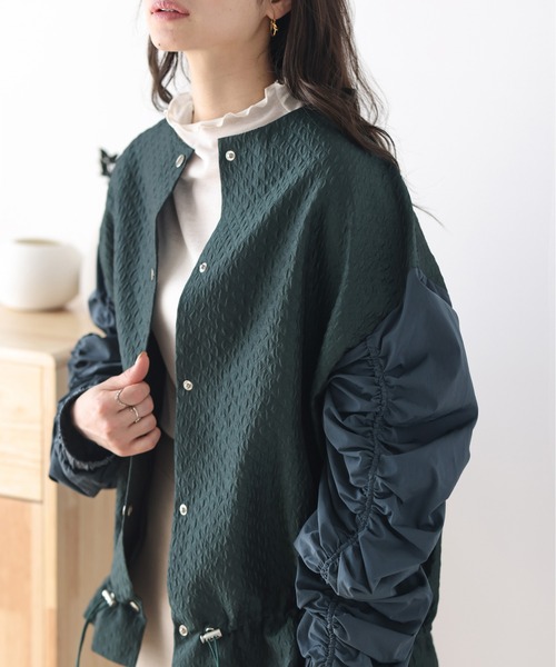 セール】ギャザーブルゾン（ブルゾン）｜La-gemme（ラジェム）の