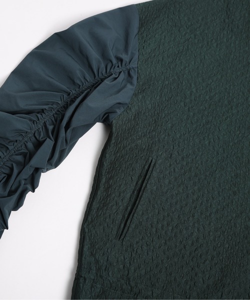 La-gemme(ラジェム)の「ギャザーブルゾン(ブルゾン・レディース・ホワイト/ネイビー/グリーン/ブラック・フリー)」の16枚目の写真