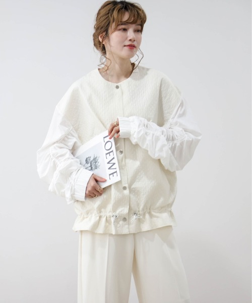 セール】ギャザーブルゾン（ブルゾン）｜La-gemme（ラジェム）の